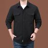 Jacket Shirt Long Sleeve Autumn New Loose Casual Versatile Men's Large Size Work Shirt Jacket