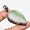 Ювелирный кулон ручной работы с покрытием из серебра 925 пробы, швейцарский зеленый опал, 2,08 дюйма