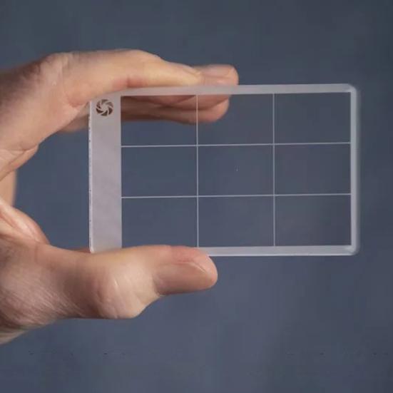 3Pcs Golden Ratio Viewfinder Ruler Fibonacci Rule of Thirds Composition Portable Clear Acrylic Photography Drawing Painting Ruler Card Positioning