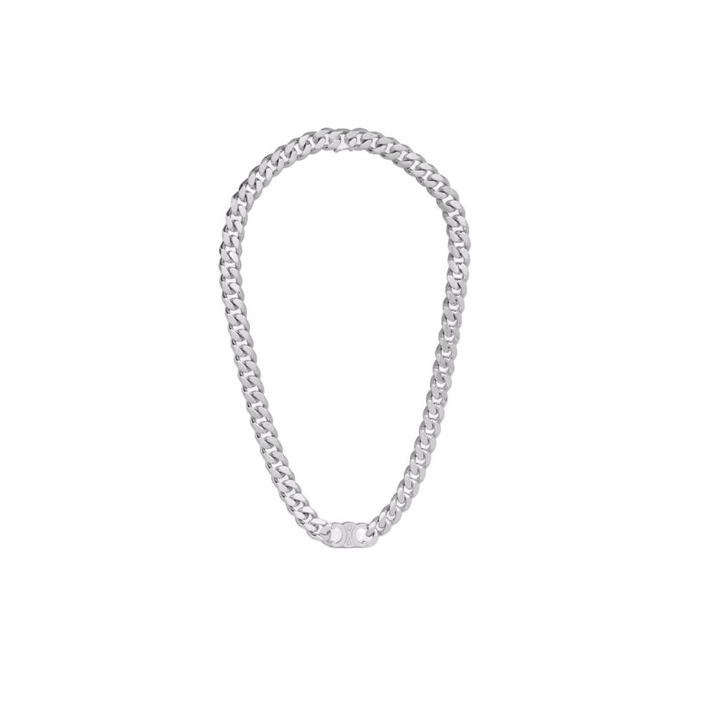 CELINE Triomphe Brass Necklaces Men's 460JF6BRA36SI