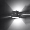 Lobo gray wall lamp