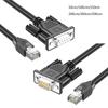 RJ45 - DB9 RS232 отладочный кабель папа - мама / папа удлинитель провод для маршрутизатора коммутатора последовательного порта управления