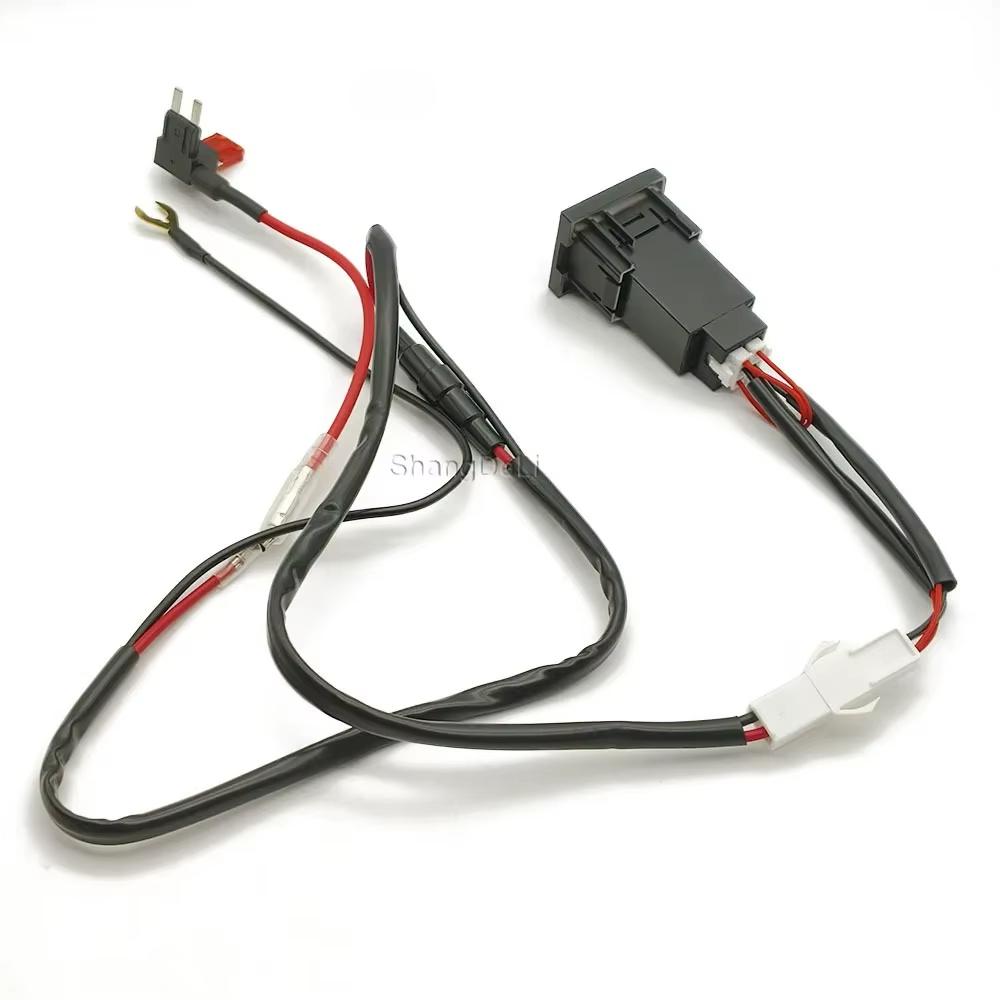 Car Charger Phone Charge USB Port Charger PD QC3.0 Car Charger Outlet Adapter Compatible For VW Multivan T5 2003-2008