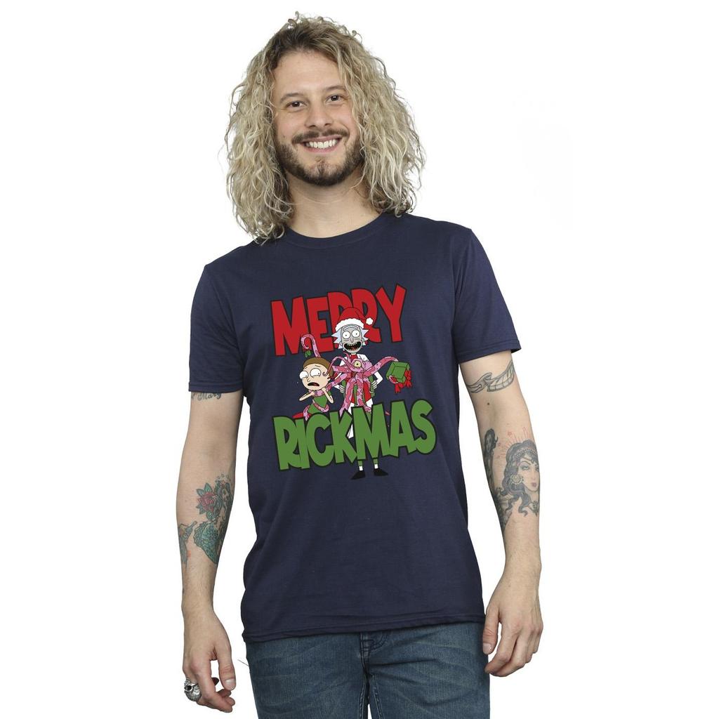 Rick And Morty Mens Merry Rickmas T-Shirt