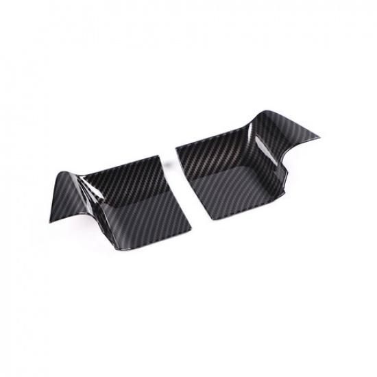 ABS Carbon Inner Door Handle Bowl Cover Trim for Land Rover Defender 90 20-22