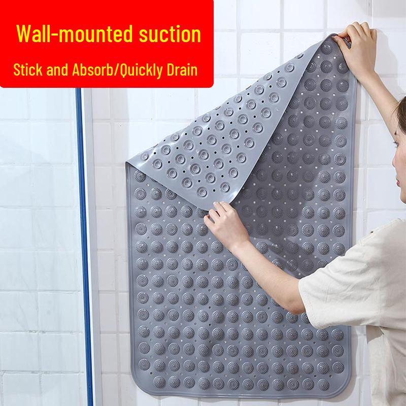 Нескользящий массажный коврик для ванной с присосками для душа и ванны