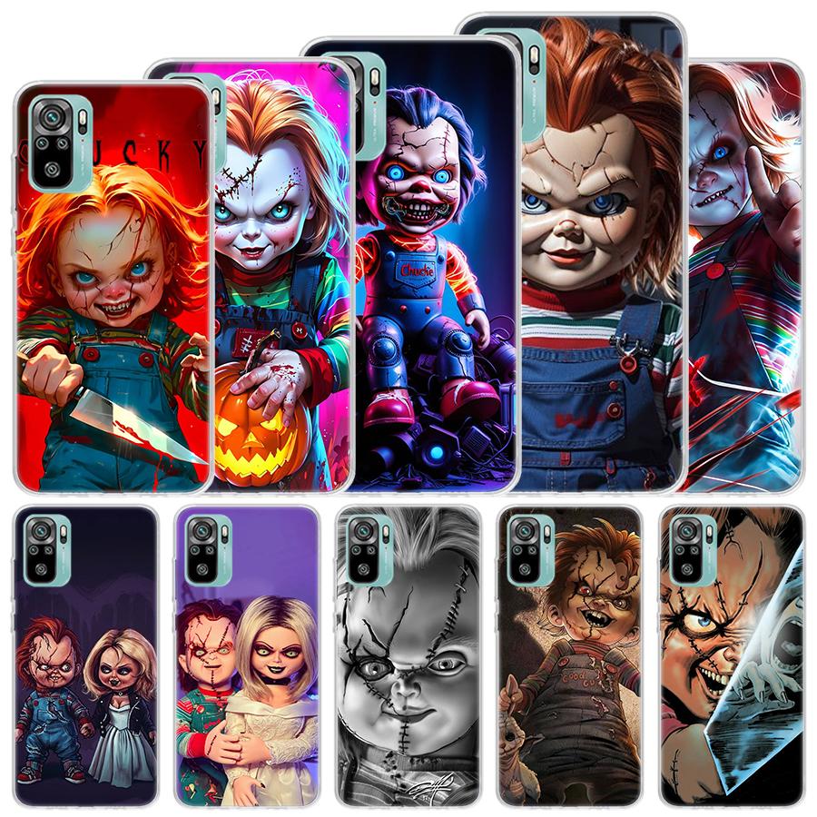 Chucky Doll Horror Movie Soft Case For Xiaomi Redmi 14C 13C 13 12C 12 10C 10 9A 9C 9T 9 Phone Cover 8 8A 7 7A 6 6A K80 K70 K60 K