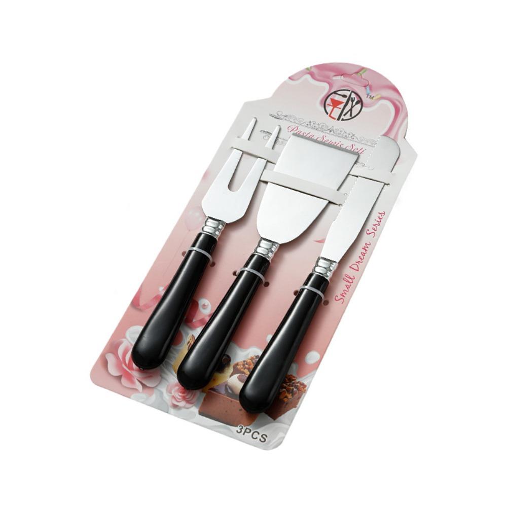 Stainless Steel Cheese Shovel Fork Set Reusable Cake Shovel Cheese Tools Dessert Knife Kitchen