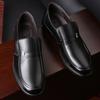 Premium Brown Leather Men's Loafers - Cushioned Insole for All-Day Comfort, Versatile Formal & Casual Shoes for Europe/Russia Market