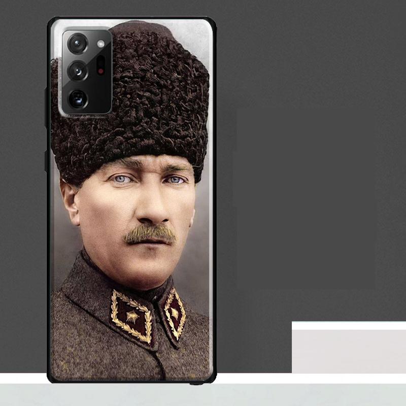 Чехол Mustafa Kemal Ataturk для Samsung Galaxy S25 Ultra S23 S22 S21 S24 Ultra S9 S10 S20 Plus S25 FE