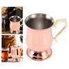 Кружка для коктейлей Moscow Mule из нержавеющей стали, устойчивая к ржавчине, многофункциональная посуда для коктейлей, пива, холодного чая и кофе со льдом
