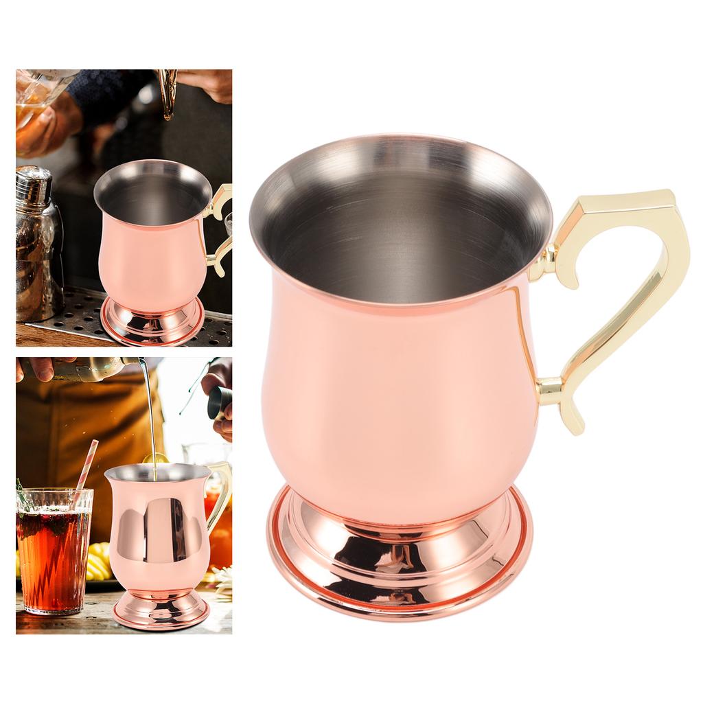 Кружка для коктейлей Moscow Mule из нержавеющей стали, устойчивая к ржавчине, многофункциональная посуда для коктейлей, пива, холодного чая и кофе со льдом