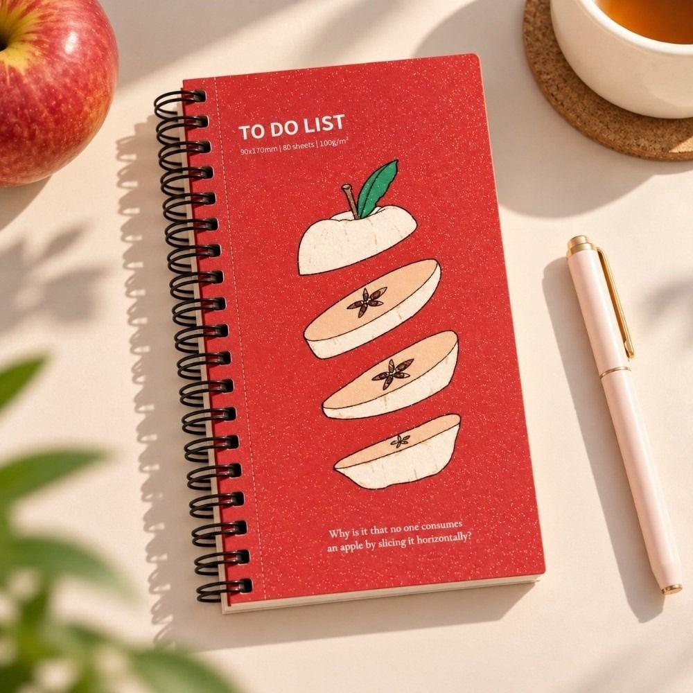 Portable To Do List Notebook Spiral Bound Habit Tracker Journal Self Discipline Habit Tracking