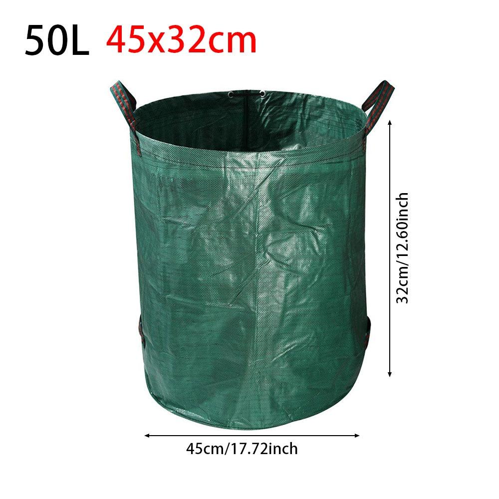 1 шт. Водонепроницаемый мешок для листьев Большой вместимости Контейнер для хранения и сбора Прочный мешок для садового мусора