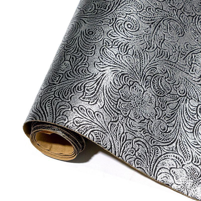 50x138СМ Обои с узором Pteris Самоклеящаяся кожаная накладка для ремонта Ручная работа DIY Приклейка для ремонта прикроватной тумбочки, дивана, салона автомобиля