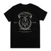 Черная футболка с принтом рок-группы Black Sabbath Мужская Женская Черная Оверсайз С коротким рукавом Большого размера Футболка Унисекс Уличная одежда