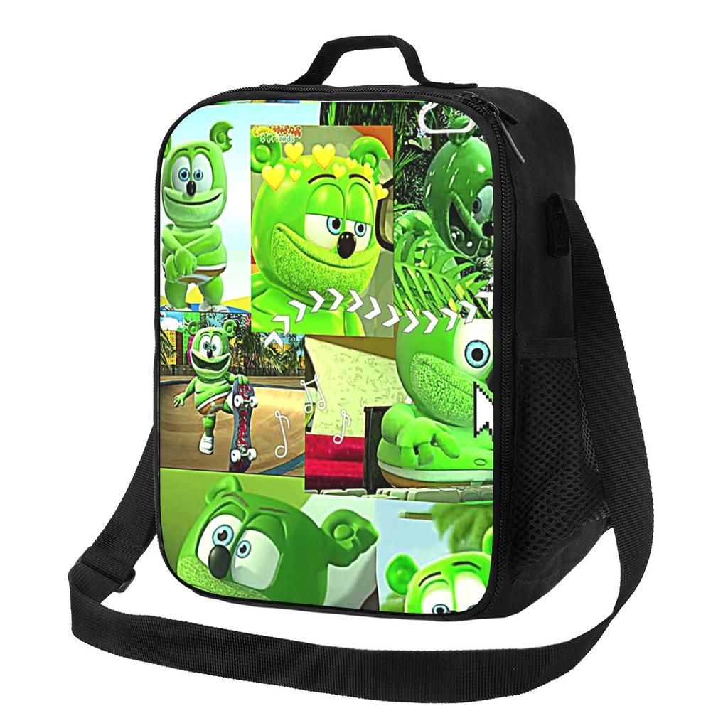 Gummibar (the Gummy Bear) Insulated Lunch Bag School Bento Storage Food Boxes Portable Container Cooler Thermal Lunch Box Tote