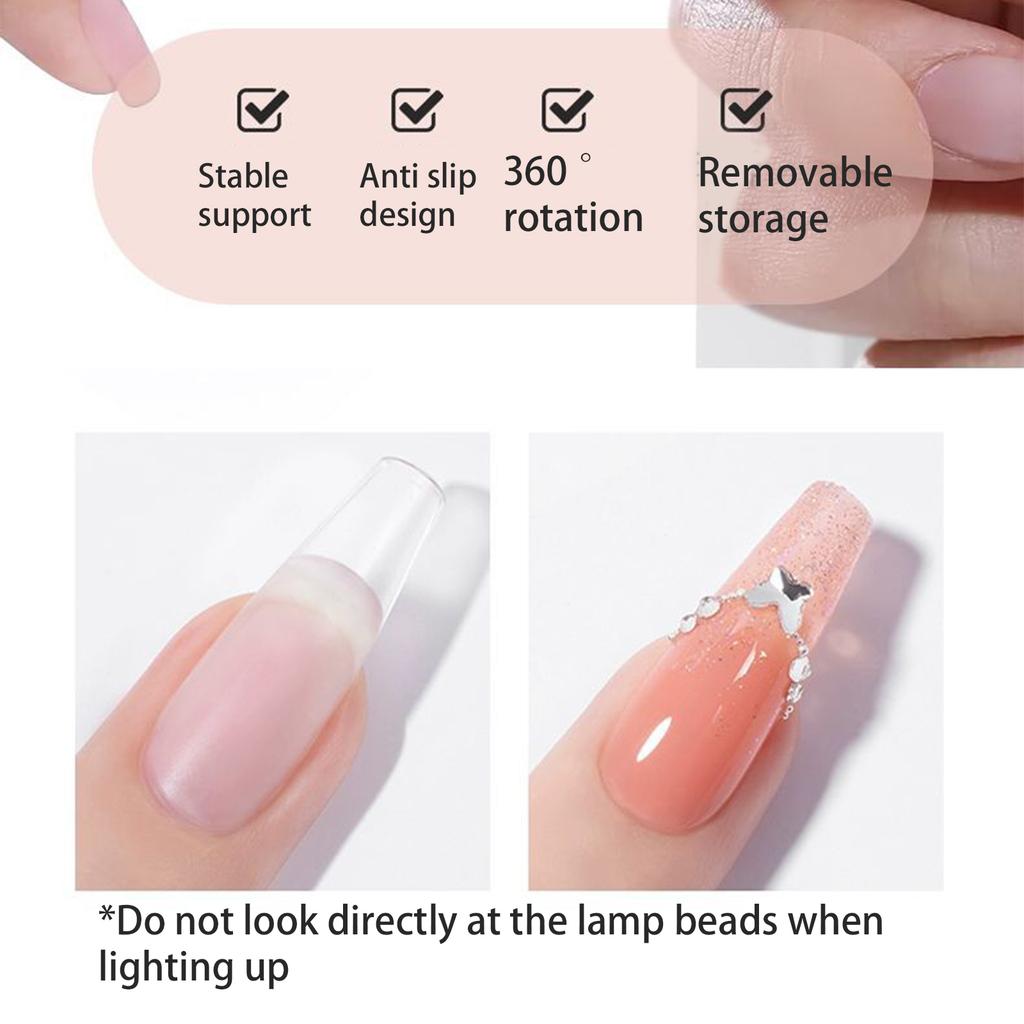 Mini Nail Uv Light Stand Mini UV LED Nail Lamp for Gel Nails USB Nail Dryer for Fast Curing Mini Gel Lamp Holder Bracket