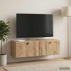 Wall Mounted TV Cabinet 98 x 31 x 30 cm Artisan Oak