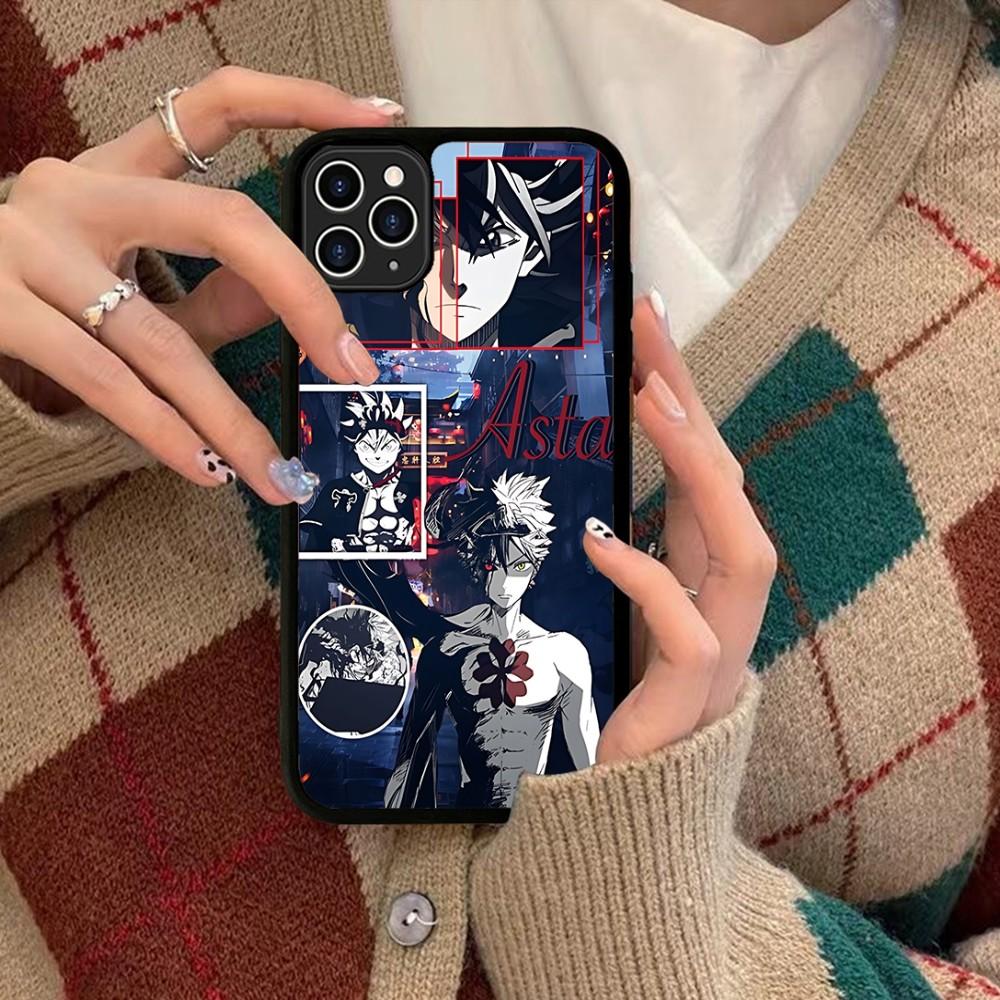 Чехол для телефона Black Clover Силиконовый PC+TPU Для Для IPhone 11 12 13 14 15 16 Plus Pro Max Чехол