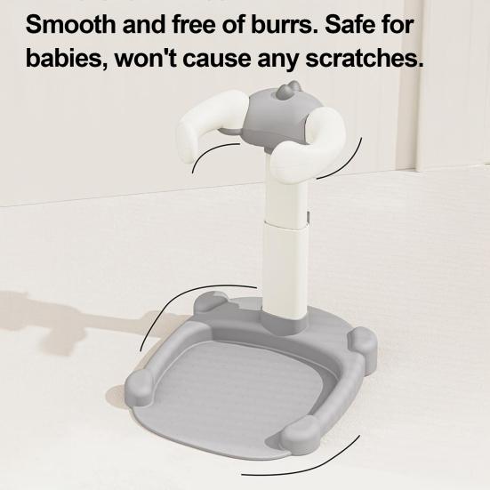 Baby Shower Stand with Adjustable Height Armrest Anti-Pinch Design Stable