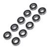 10PCS 6001RS Bearing Deep Groove Ball Bearings 6001‑2RS for Electric Motor Bike Wheels Pool Pumps