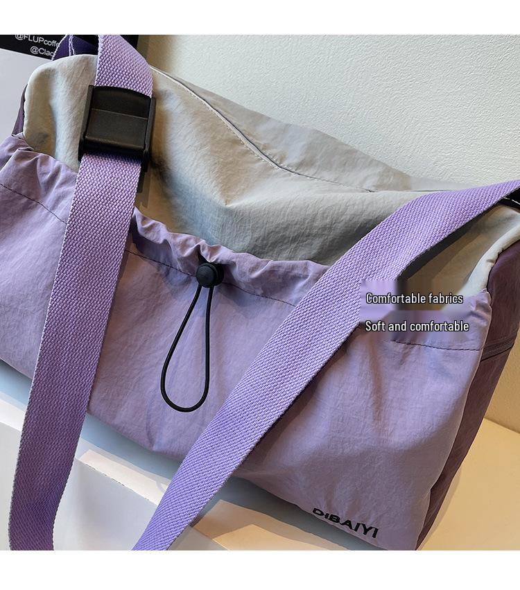 Женская легкая спортивная и дорожная сумка - Прочная, вместительная, с отделением для влажных/сухих вещей, идеально подходит для фитнеса и коротких поездок.