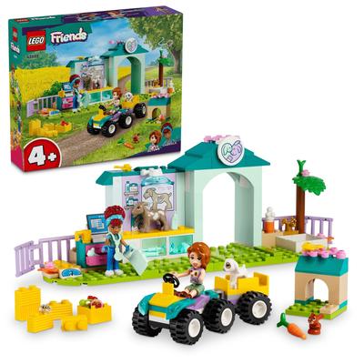 LEGO Друзья Ранчо Животная Клиника Игрушки Подарочные Блоки Мальчики Девочки Дети 4 года 5 лет 6 лет Животные Ролевые игры Машина Мини Машина 42632