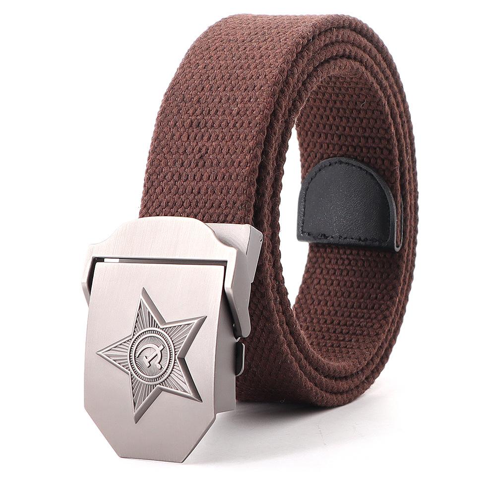 Новый мужской и женский ремень 3D советский государственный герб брезентовый ремень советский пояс памяти