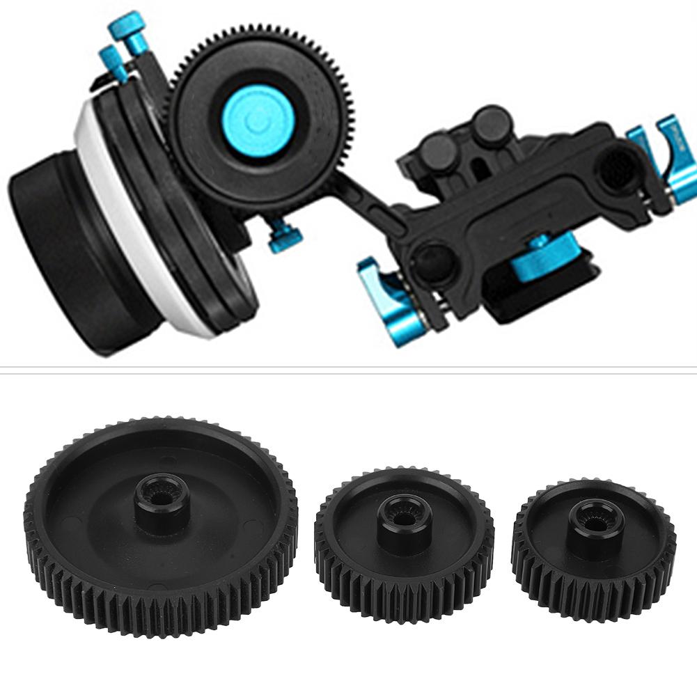 3PCS ABS High Quality Durable Follow Focus Focusing Gear Kit 65T 43T 38T 0.8mm for Fotga DP3000
