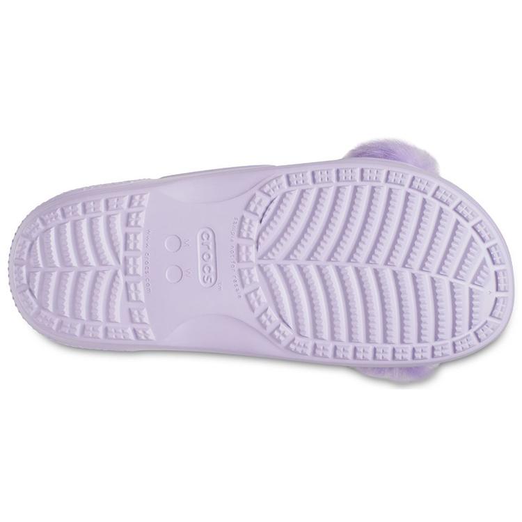 Crocs Классические шлепанцы Fur Sure 'Сиреневые' Женские 207405-530