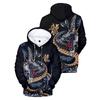 Chinese Dragon Funny Pattern Mens Hoodies Comfortable Fleece Pullovers Fashion All-Match Pocket Streetwear New Clothing