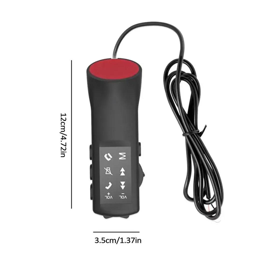 Универсальный контроллер на рулевом колесе, удобный и универсальный 8-клавишный пульт дистанционного управления с подсветкой для быстрого доступа к функциям