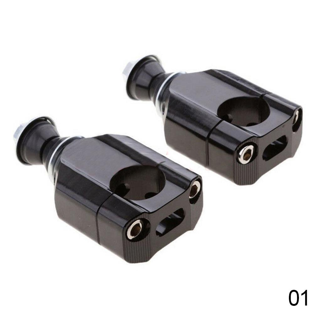 2 шт., 28 мм, алюминиевый универсальный руль с ЧПУ для мотоцикла, толстая планка, зажимы для крепления, стояки, подъемник для велосипеда-байка, мотоцикла 1 1/8 дюйма