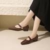 Fashion Retro Single Shoes Women's Mary Jane Shoes 2025 Early Autumn New Versatile