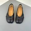 Niche Pleated Flat Bottomed, Internally Raised, Shallow Mouthed Bow Ballet Split Toe Shoes