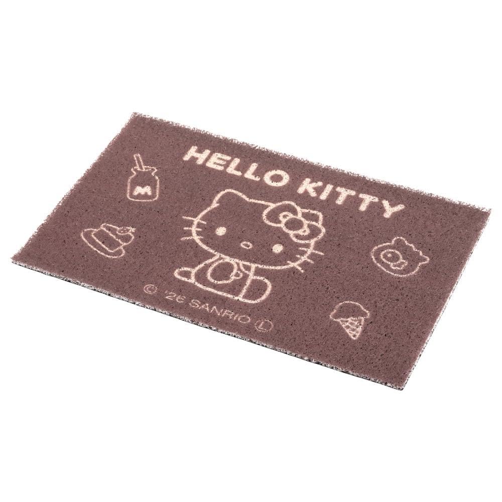 Takeda Corporation Entrance Mat Hello Kitty Brown 6040cm PVC SRBFSTK-37KT