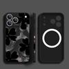 Чехол для iPhone 17 Pro Max с рисунком из мультяшных ромашек, магнитный, для Magsafe, мягкая накладка для iPhone 16 15 14 13 Pro Max 17E 16E