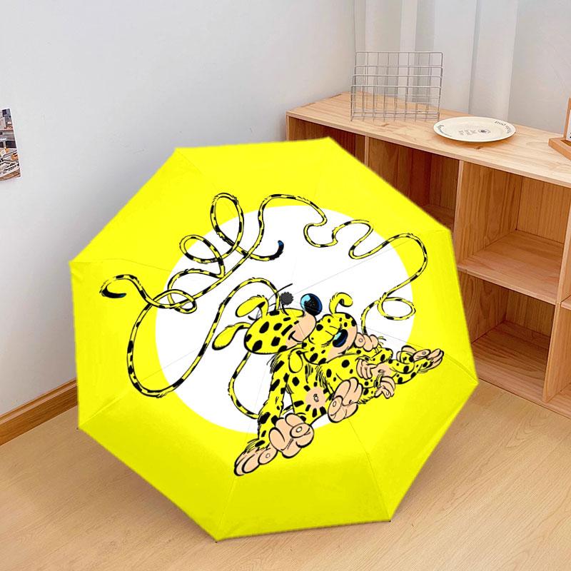 Зонт с рисунком Марсупилами, Новый Стиль, 1 шт., Автоматический Складной Зонт, Портативный Складной Дорожный Зонт, Уличный Зонт, Подарок на День Рождения
