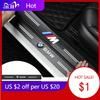 DUXC6 2025 Hot Carbon Fiber Car Door Sill Protector Stickers For BMW M E46 E90 E60 F30 E39 F10 F20 E87 E36 F20 F30 X1 X3 X5 X7 1 2 3 5