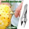 Нержавеющая сталь, очиститель для клубники, овощечистка для фруктов, нож для резки ананаса, резак, кухонный нож, гаджеты, зажимы для нарезки ананаса, новинка