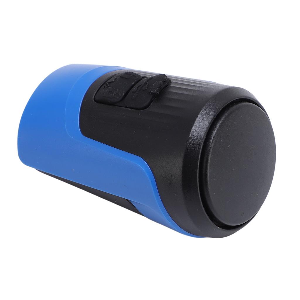 Электрический велосипедный гудок синий 125 дБ громкий противоугонный IPX5 водонепроницаемый перезаряжаемый велосипедный гудок для езды на велосипеде