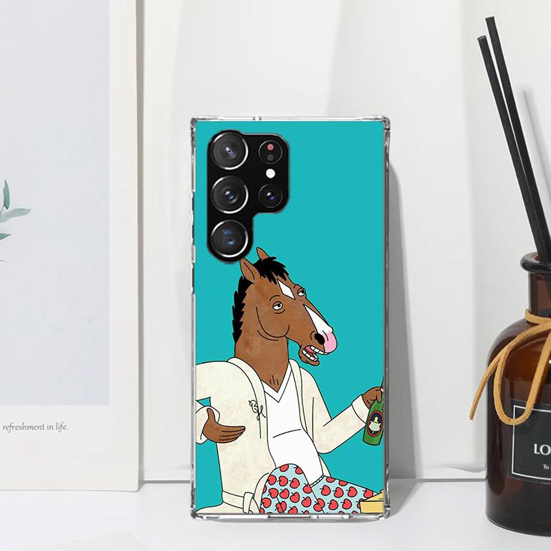 Cartoon B-BoJack Horsemans Phone Case For Samsung Galaxy S26 S25 Edge S24 FE S23 S22 Ultra S21 Plus S20 + Art Fundas Back Cover
