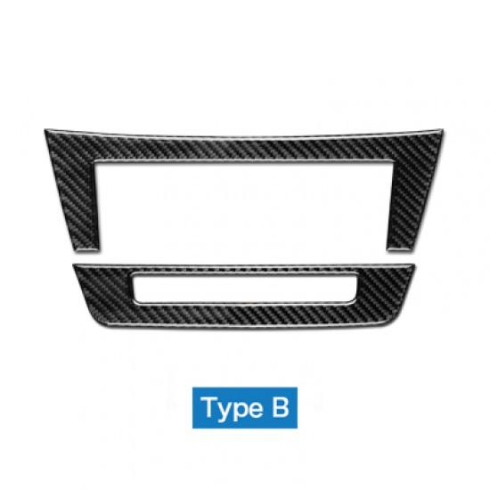 Airspeed для Mercedes Benz C Class W204 Аксессуары 2010-2013 Карбоновый салон автомобиля Центральная консоль Панель Крышка Отделка