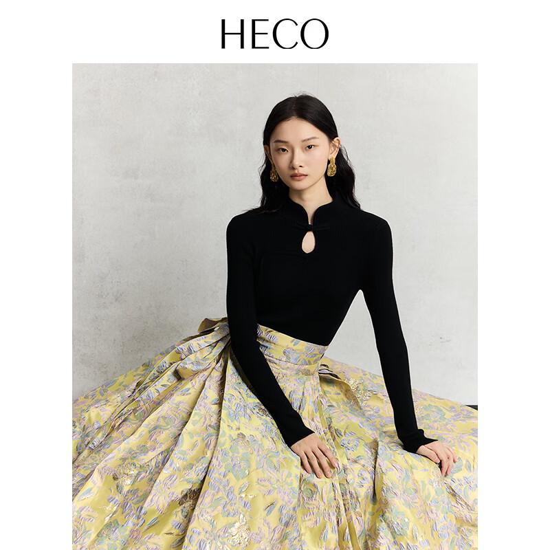 Heco Стиль Су Новый Китайский Ципао Воротник Вязаный Топ