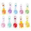 Удобный Прочный Держатель для Ключей Черепашка Аксессуар 10 Ярких Цветов Портативный для Офисных Работников и Студентов Ежедневная Повседневная Одежда