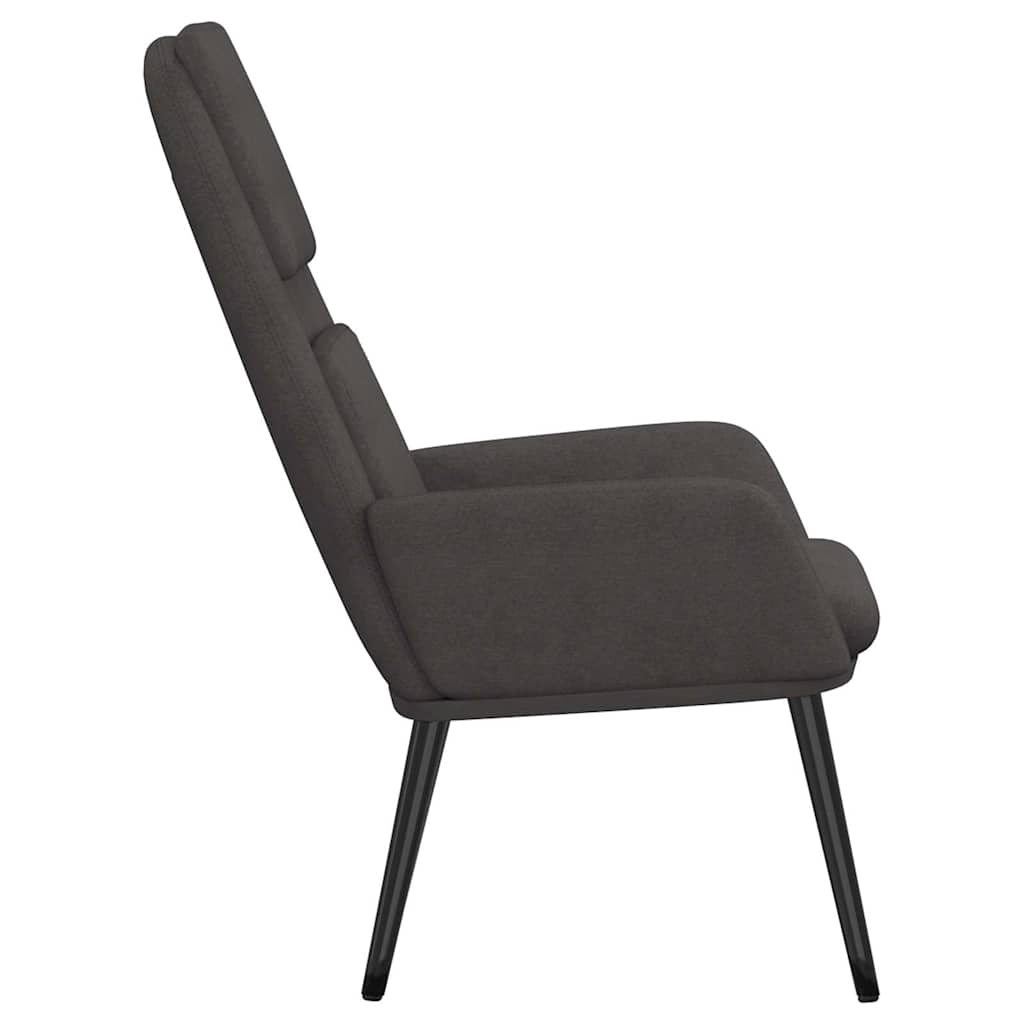 Relax Armchair Dark Grey Fabric