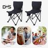 Outdoor Folding Chair X-Shaped Portable Lightweight Heavy Duty Steel Oxford Cloth Camping Backpacking Beach Picnic Fishing Collapsible Stool Seat