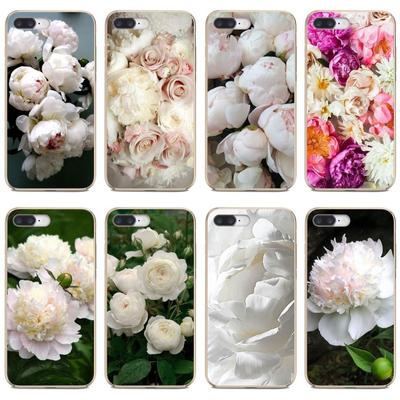 Чехол для мобильного телефона HTC One X9 M7 M8 A9 M9 M10 E9 Plus Desire 630 530 626 628 816 820 830, сладкий пион, белые цветы