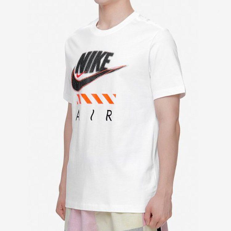 Nike Мужская футболка с круглым вырезом, тонкий, прямого кроя CT6533-100